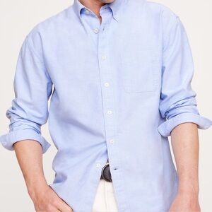 Banana Republic Blue Dress Shirt Tailored Fit Style